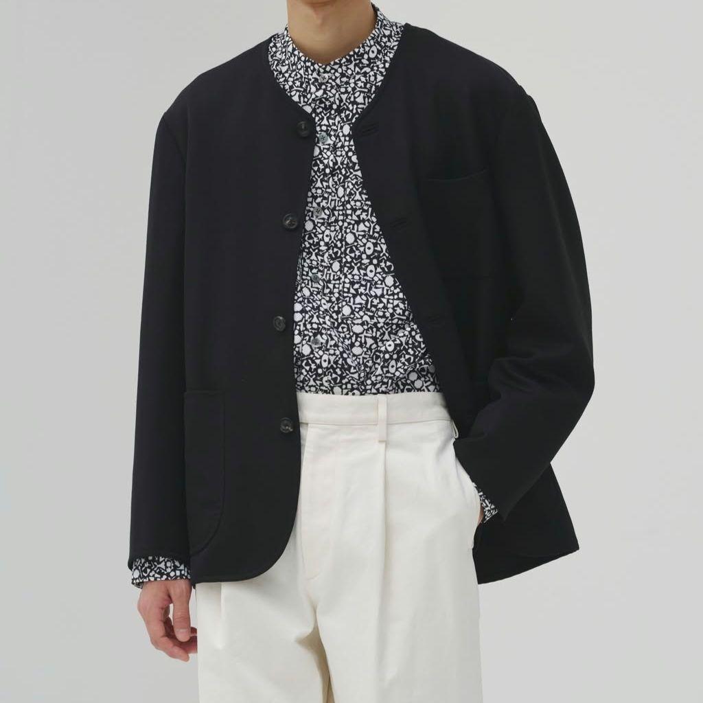 新作/極美品 HERALBONY レギュラーカラーシャツ「かえでのチョキチョキ」