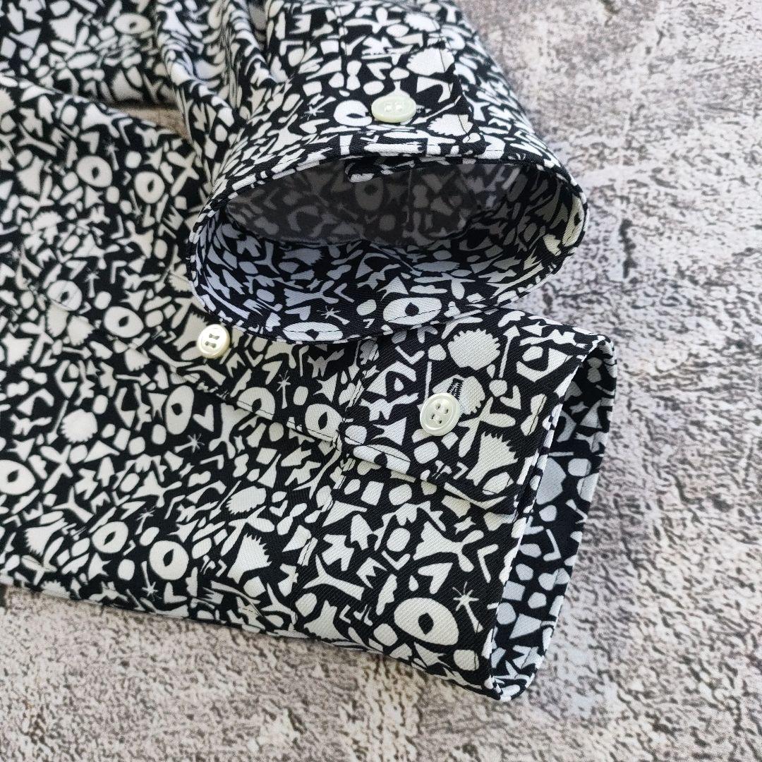 新作/極美品 HERALBONY レギュラーカラーシャツ「かえでのチョキチョキ」