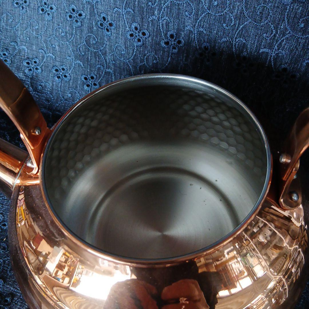 銅製鎚起薬缶 2L