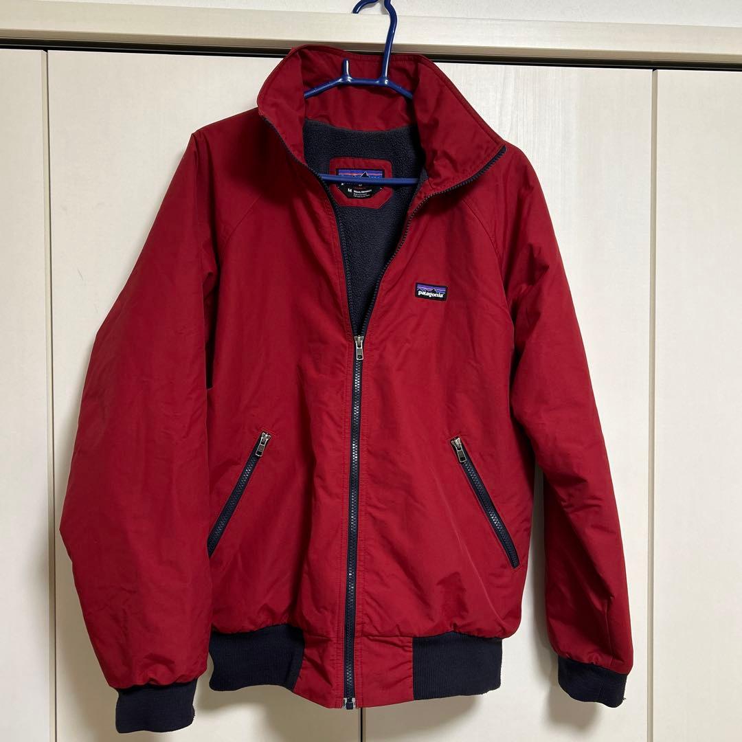 パタゴニア ジャケット メンズ 赤上着 ハイキング キャンプ 防風 撥水