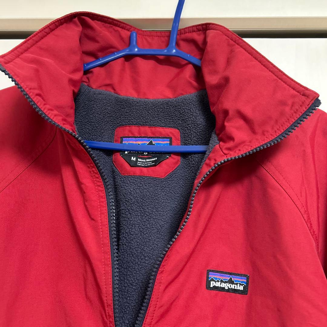 パタゴニア ジャケット メンズ 赤上着 ハイキング キャンプ 防風 撥水
