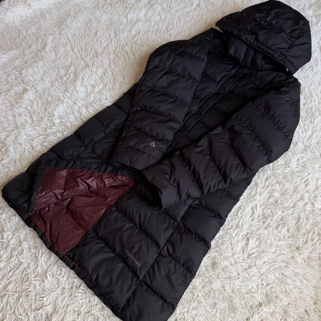 mont-bell モンベル トラベルダウン ロングコート Lサイズ 黒 旅行