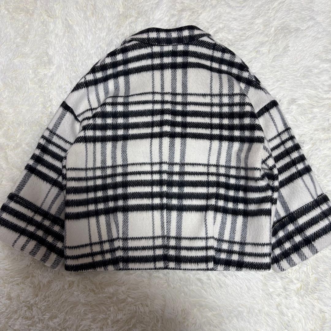 美品 sheller シェリエ コクーンシャギージャケット