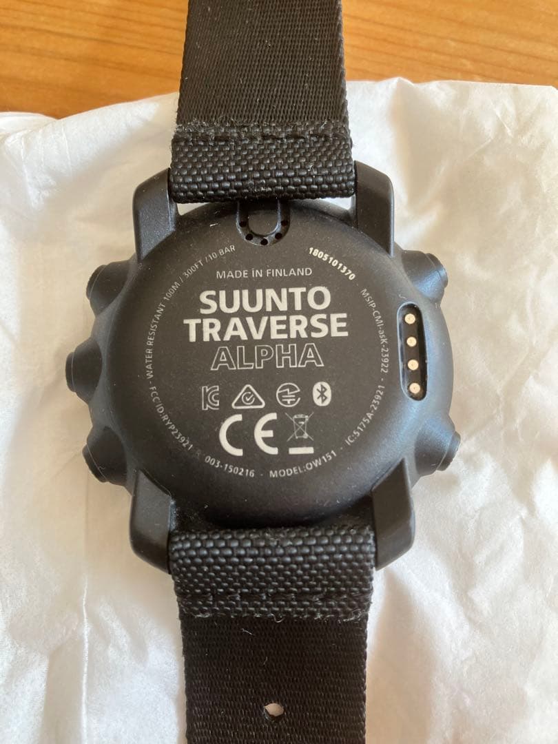 SUUNTO デジタル腕時計 ブラック