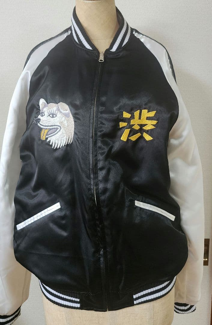 渋谷VANQUISH スカジャン ハチ公 L　新品未使用　美品