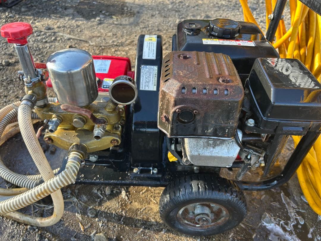 宮崎　工進　エンジン式洗浄動噴　高圧洗浄機 動噴　4馬力 DM-30 動力噴霧機