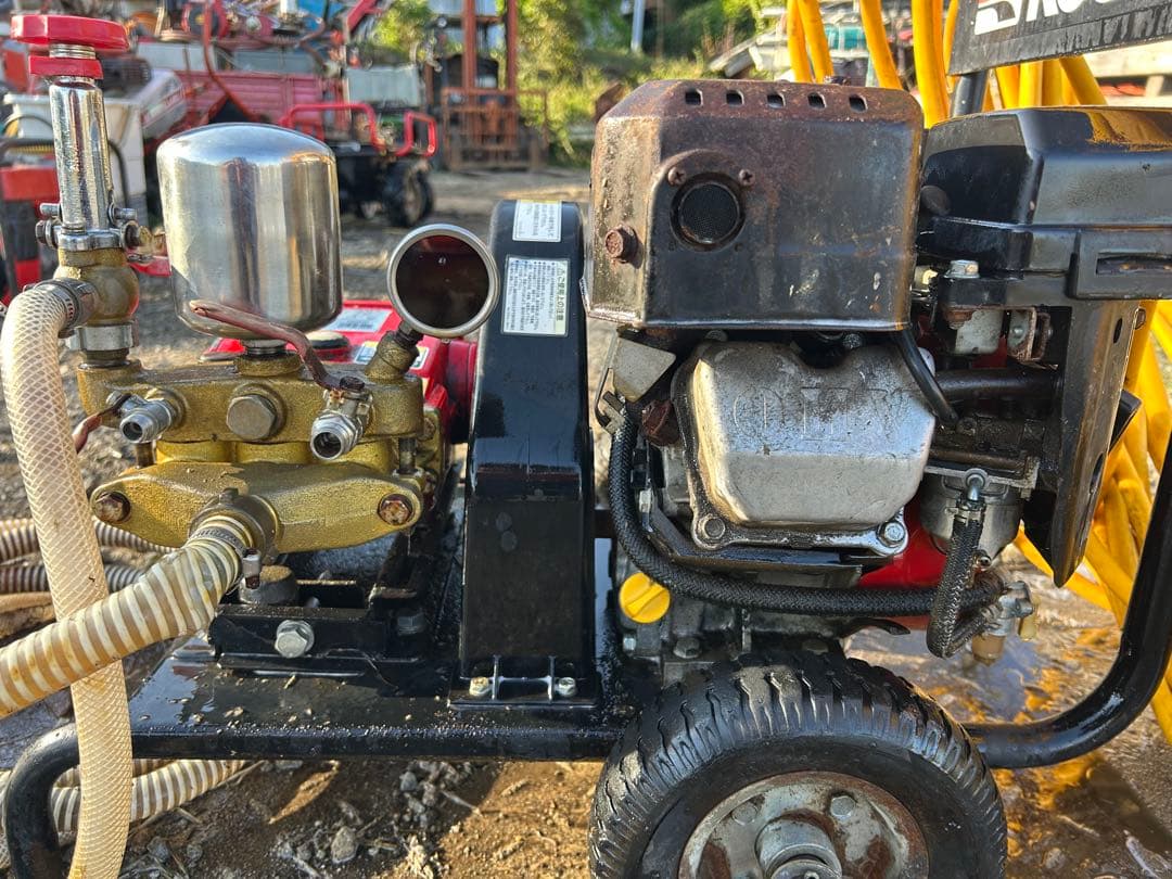 宮崎　工進　エンジン式洗浄動噴　高圧洗浄機 動噴　4馬力 DM-30 動力噴霧機