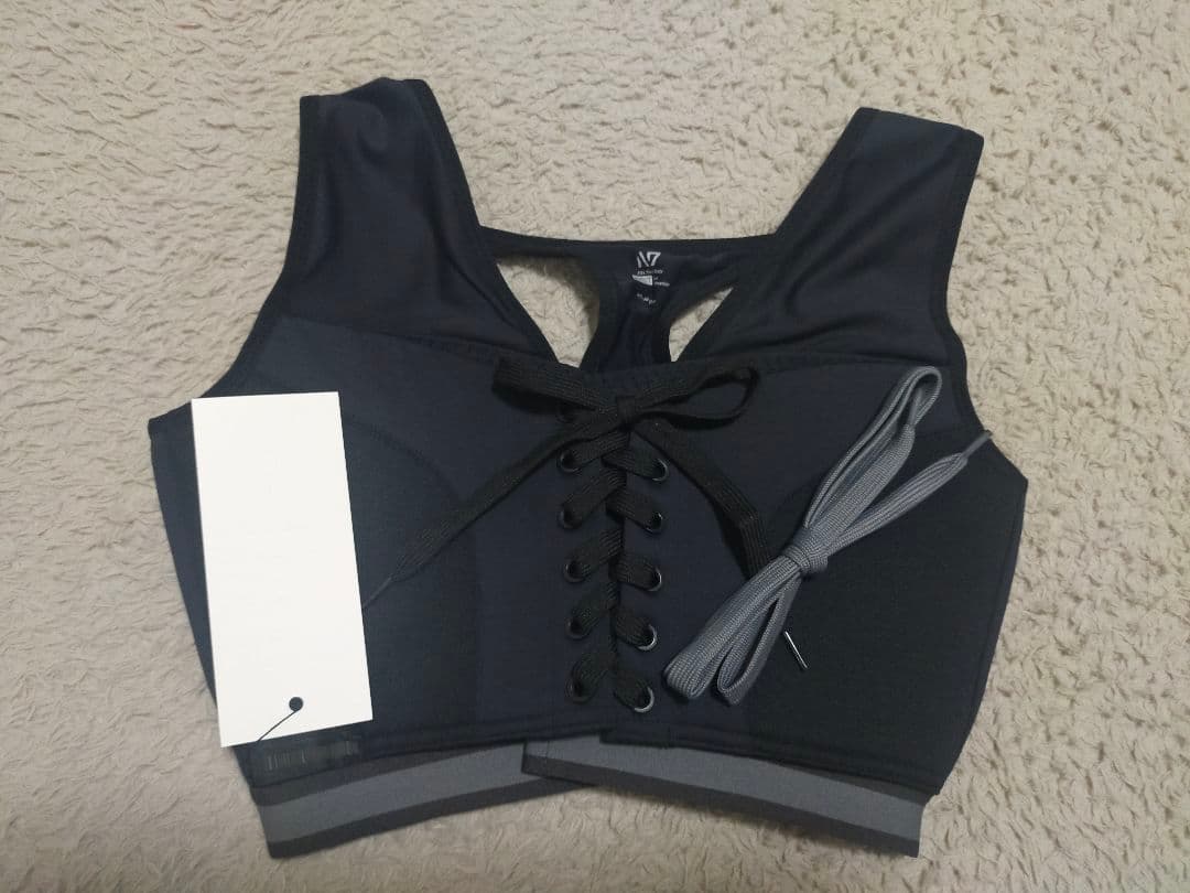 【K】N7 スポーツブラ(ブラック、ホワイト)