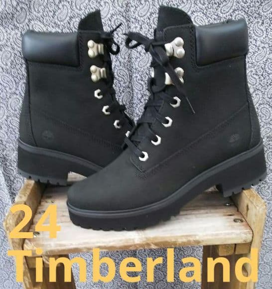 Timberlandティンバーランドヌバックレザーヒールブーツ7W