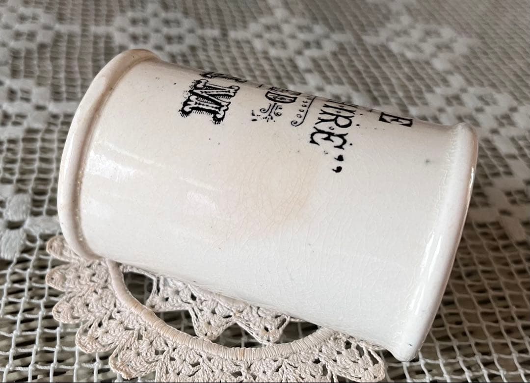 イギリスアンティーク レア クロテッドクリームミニ 黒