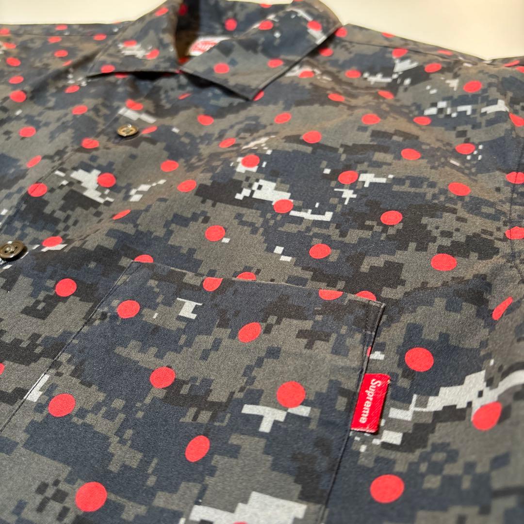 コムデギャルソン　シュプリーム　supreme カモフラシャツ