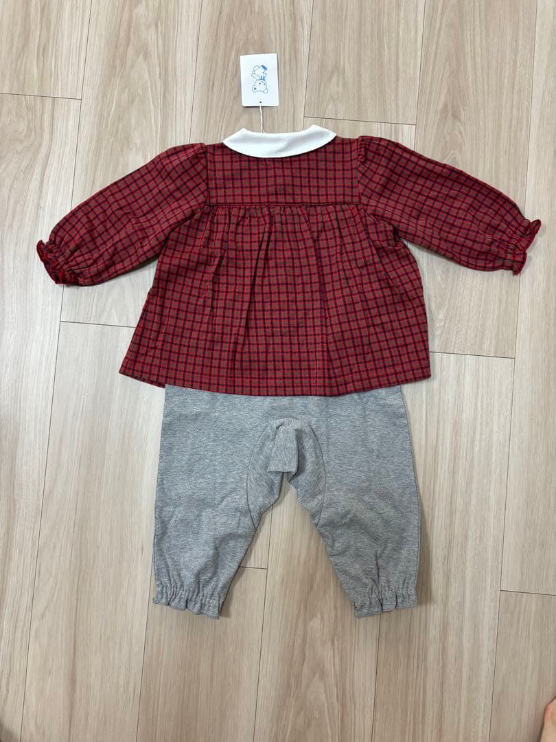 ファミリア カバーオール（秋冬～春） 新品未使用タグ付き サイズ　080