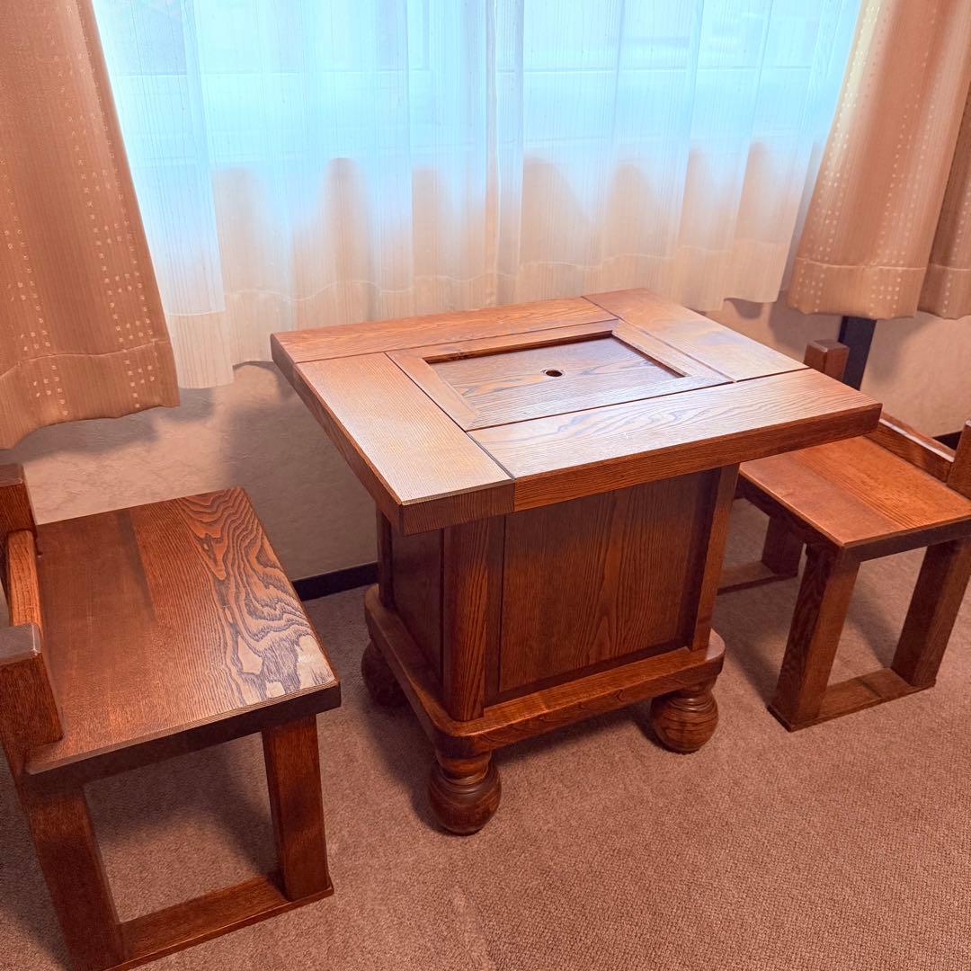 囲炉裏用　椅子　アンティーク　囲炉裏別出品