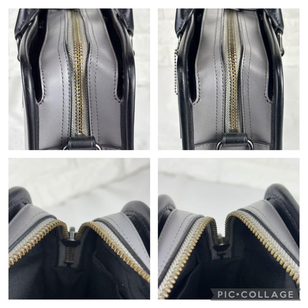 ✨極美品✨ COACH 2way ビジネスバッグ F35430 グレー/ブラック