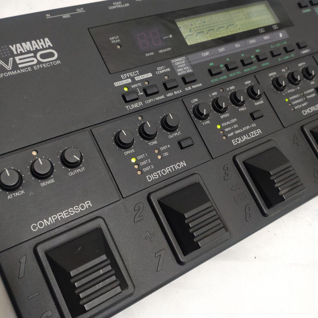 YAMAHA GW50 リズム搭載ギターエフェクター 取り説 アダプター付き