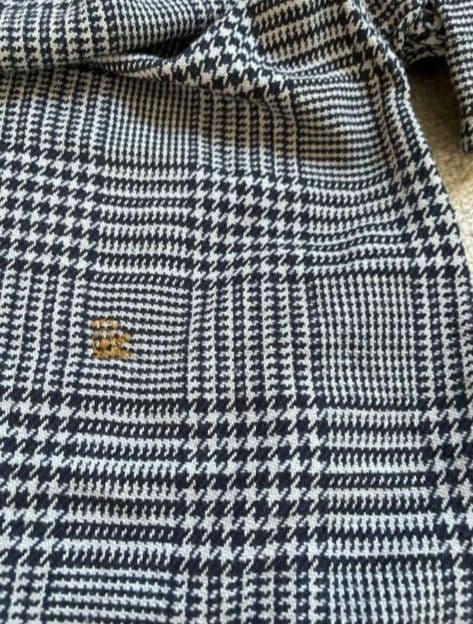 45R フリルが可愛いチェック柄シャツ オーバーサイズ