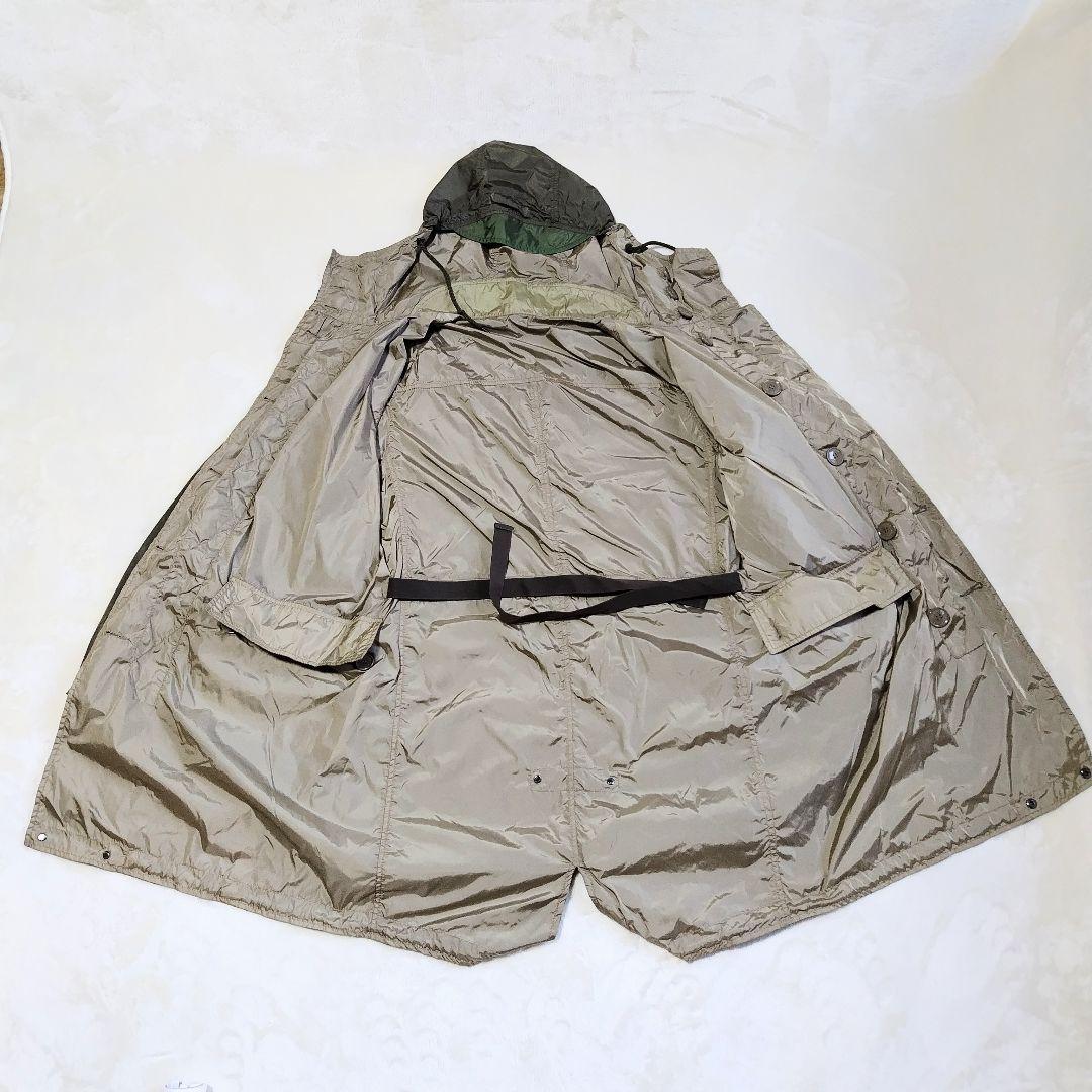 モンクレール 現行軽量 リバーシブル ナイロン フィッシュテール モッズコート