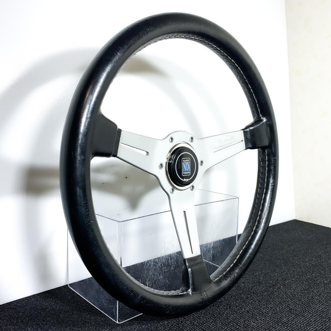 ナルディ クラシック ブラックレザー ステアリング 36パイ FET正規品
