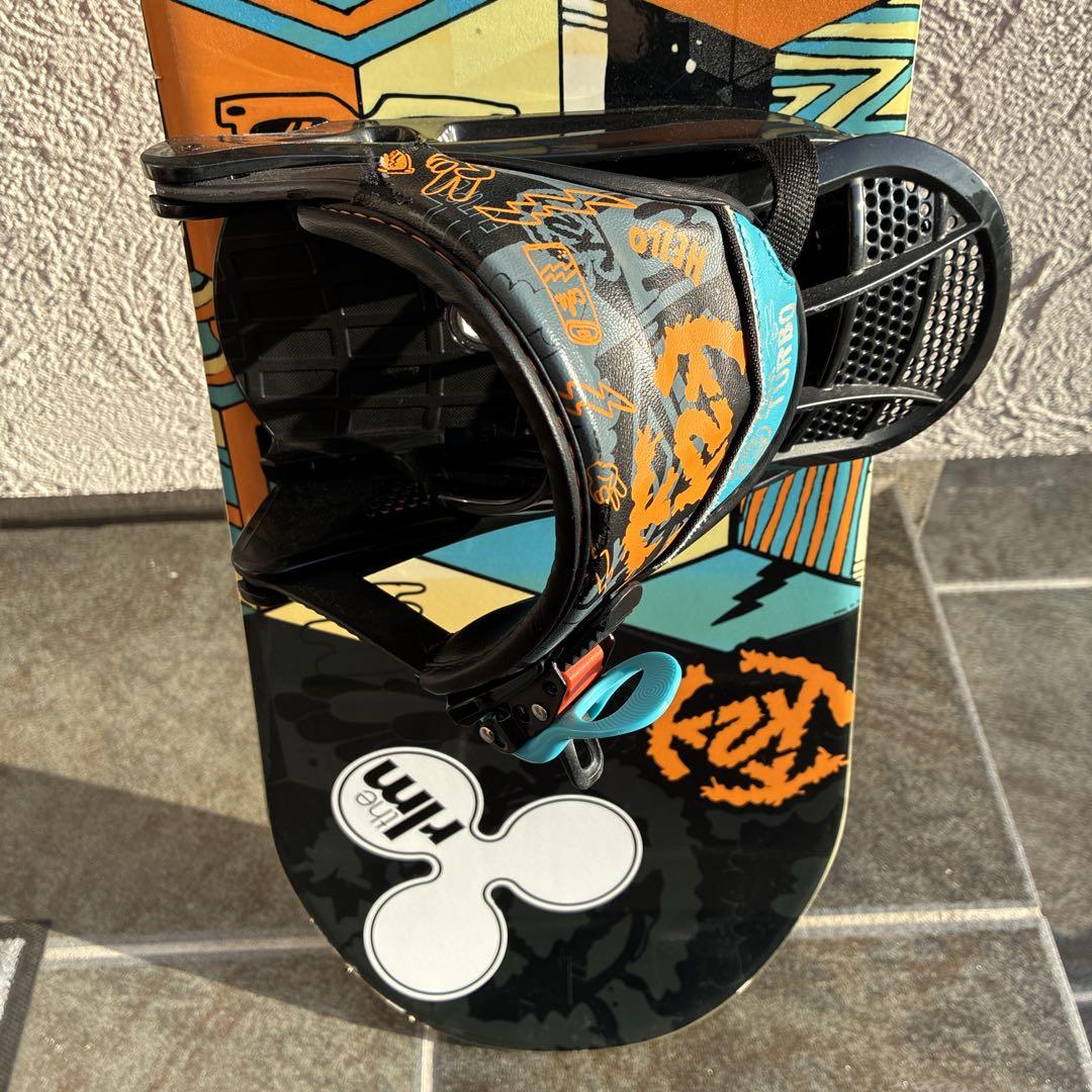 k2 MINI TURBO 110 キッズスノーボード板三点セットブーツ21cm