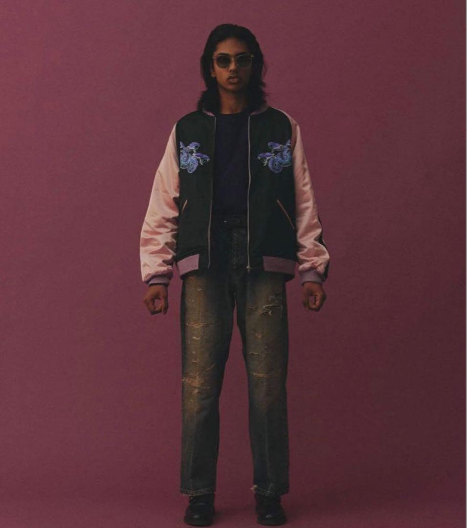 新品未使用 ネクサスセブン hamadaraka コラボ　スカジャンLサイズ