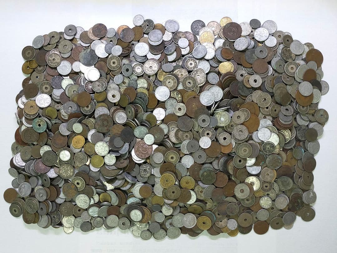 古銭　近代貨幣　まとめて　8.10kg