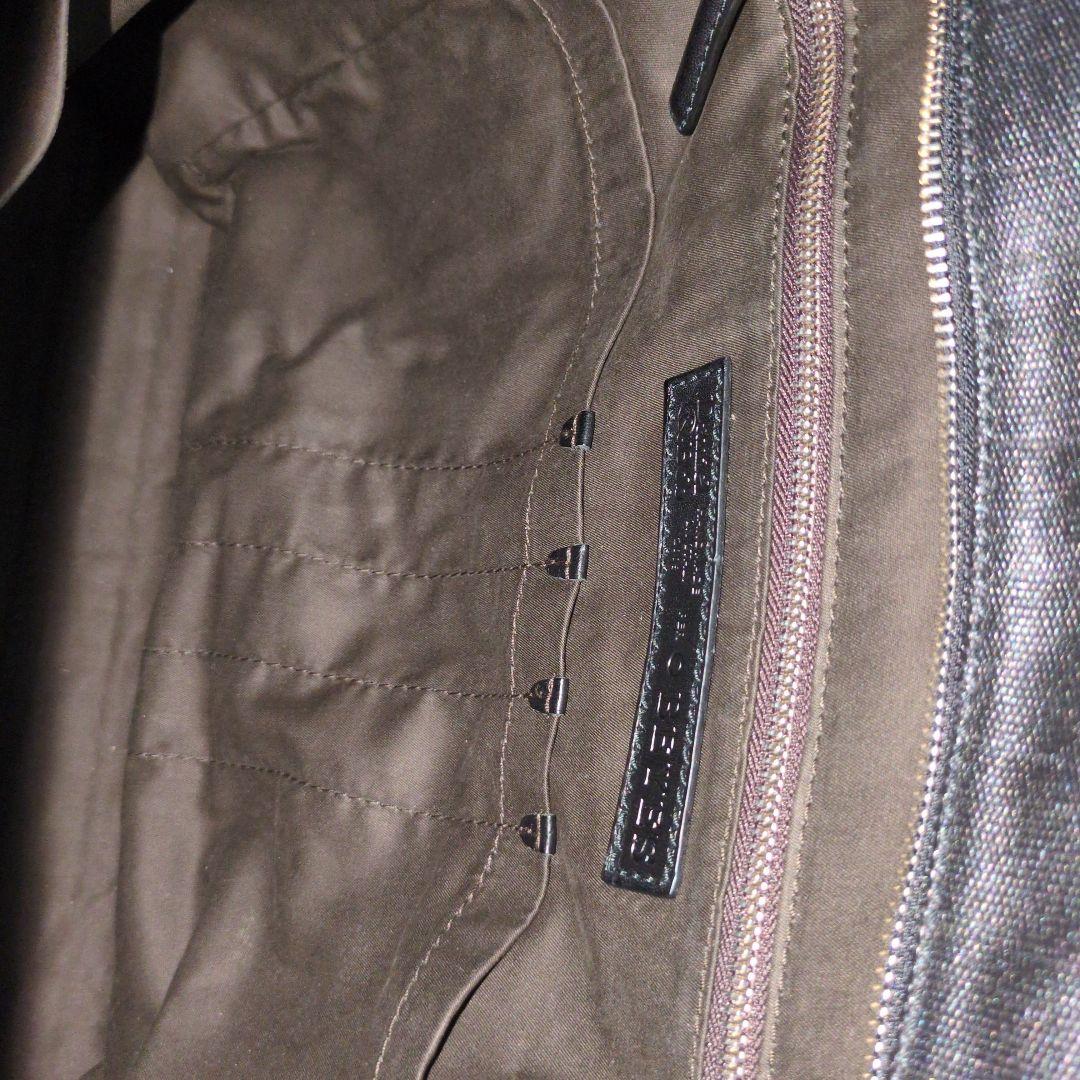 Daniel & Bob 黒 コーティング加工トートバッグ