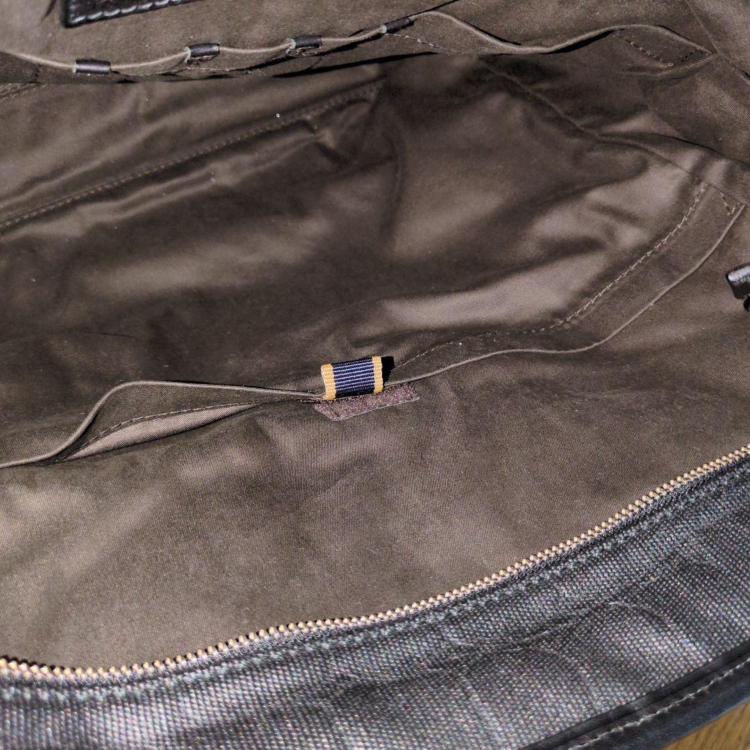 Daniel & Bob 黒 コーティング加工トートバッグ