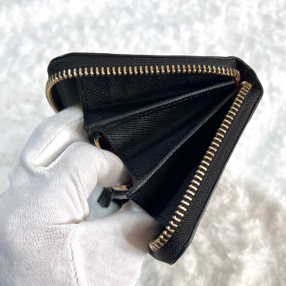 ポールスミス 長財布 ジップストローグレイン2 ブラック