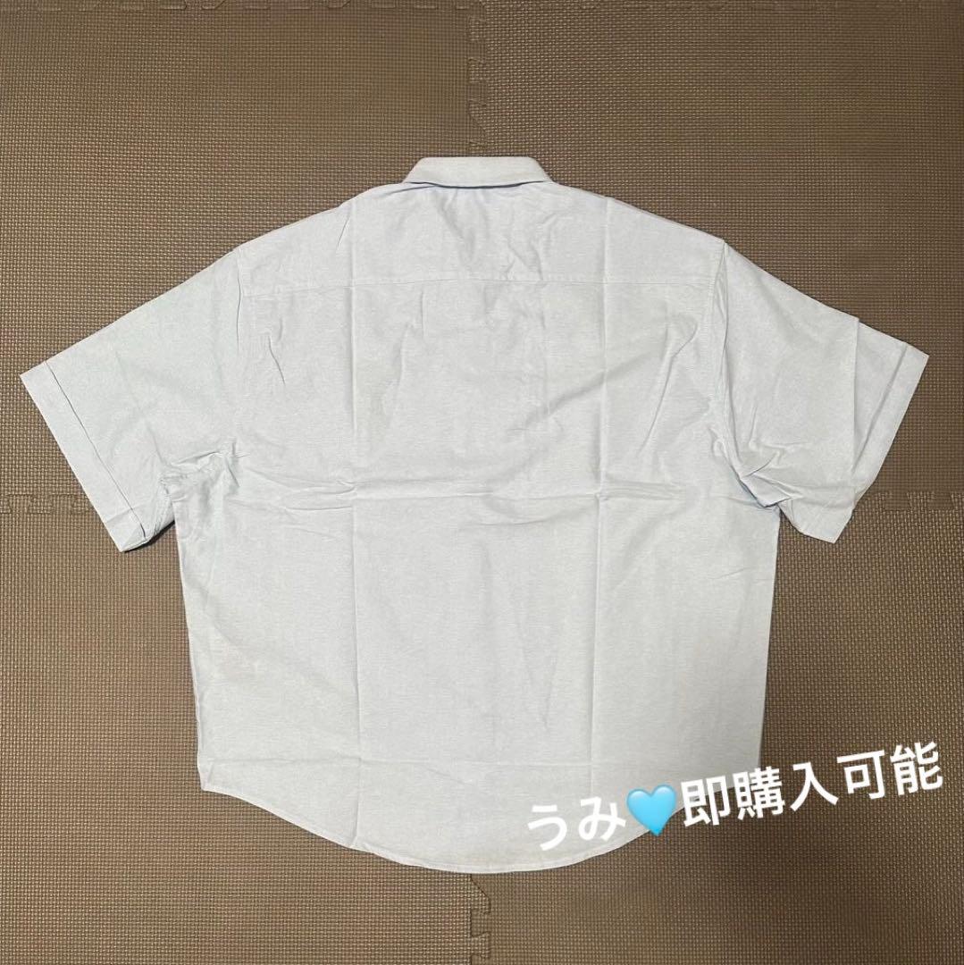 AMI PARIS 半袖シャツ ライトブルー