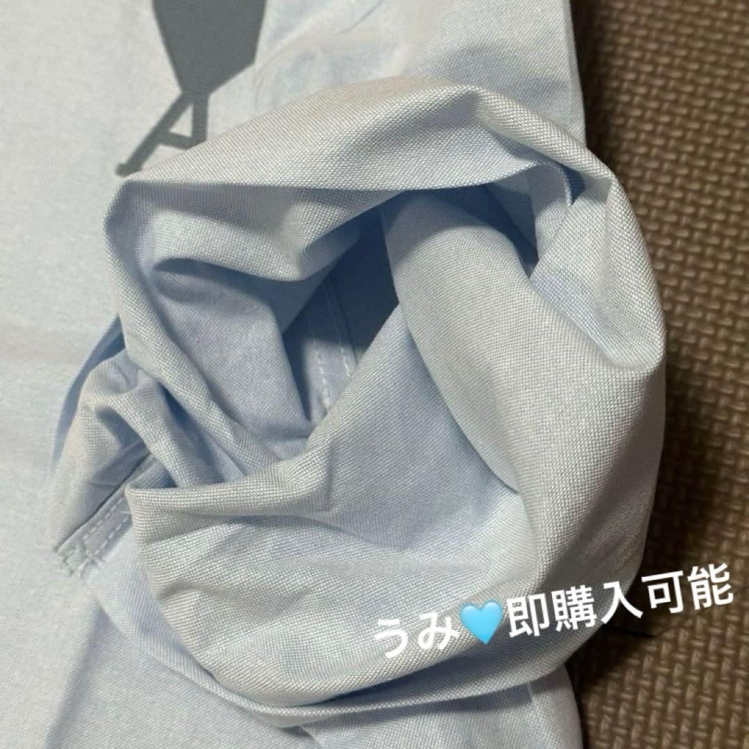 AMI PARIS 半袖シャツ ライトブルー