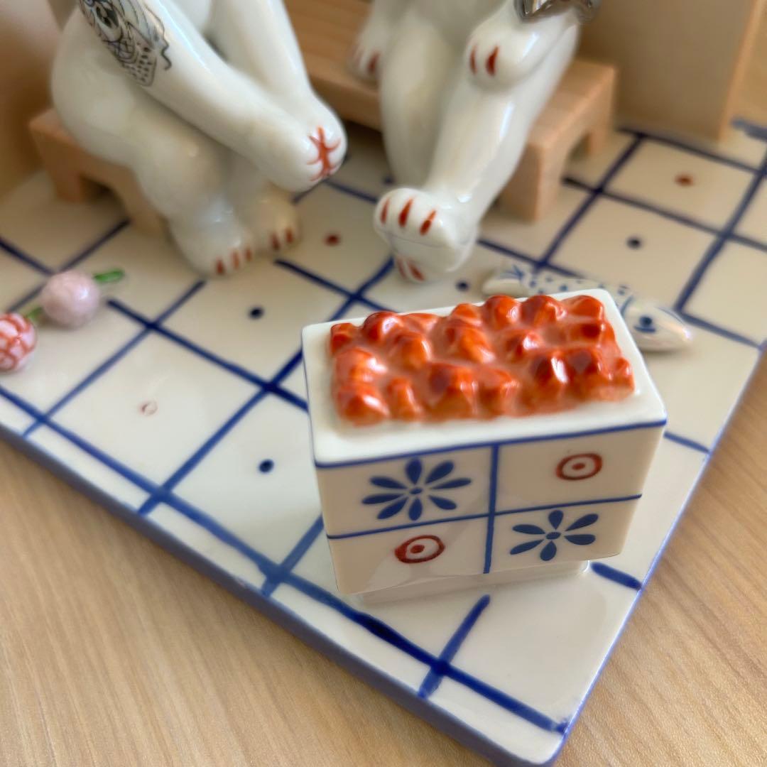 【スプーン補修跡あり】Villeroy&Boch ビレロイボッホ　サウナ　猫