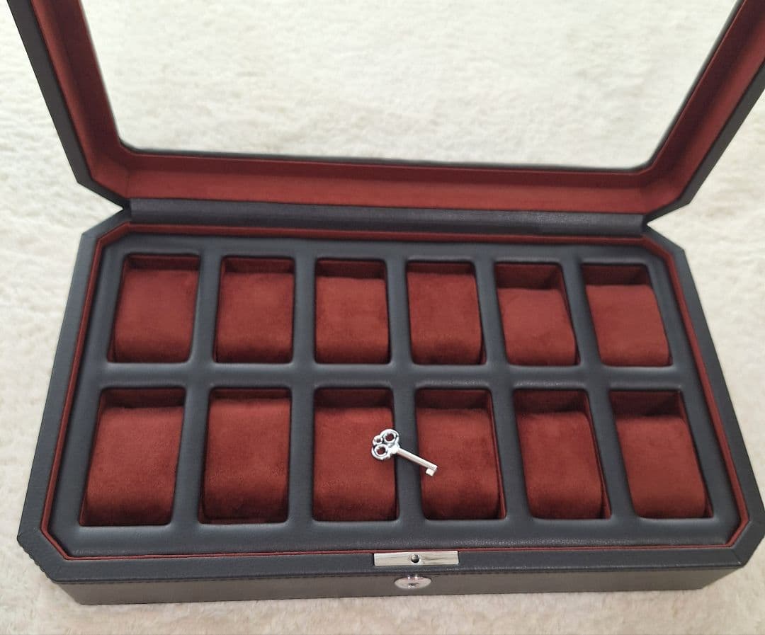 ROTHWELL　腕時計ケース　12スロット　コレクションケース　黒　未使用高級