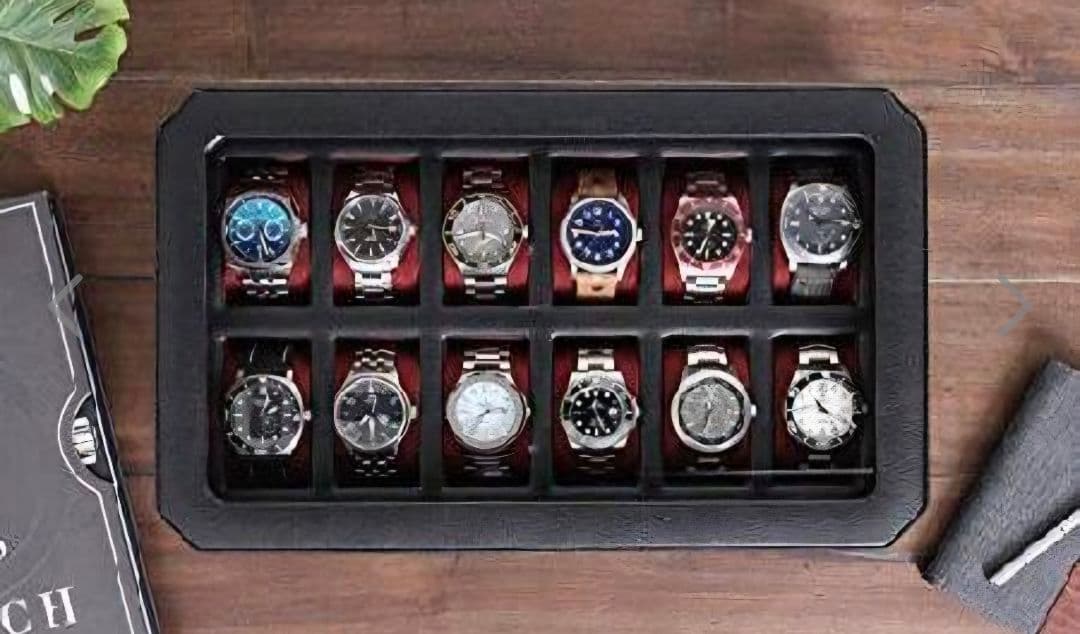 ROTHWELL　腕時計ケース　12スロット　コレクションケース　黒　未使用高級