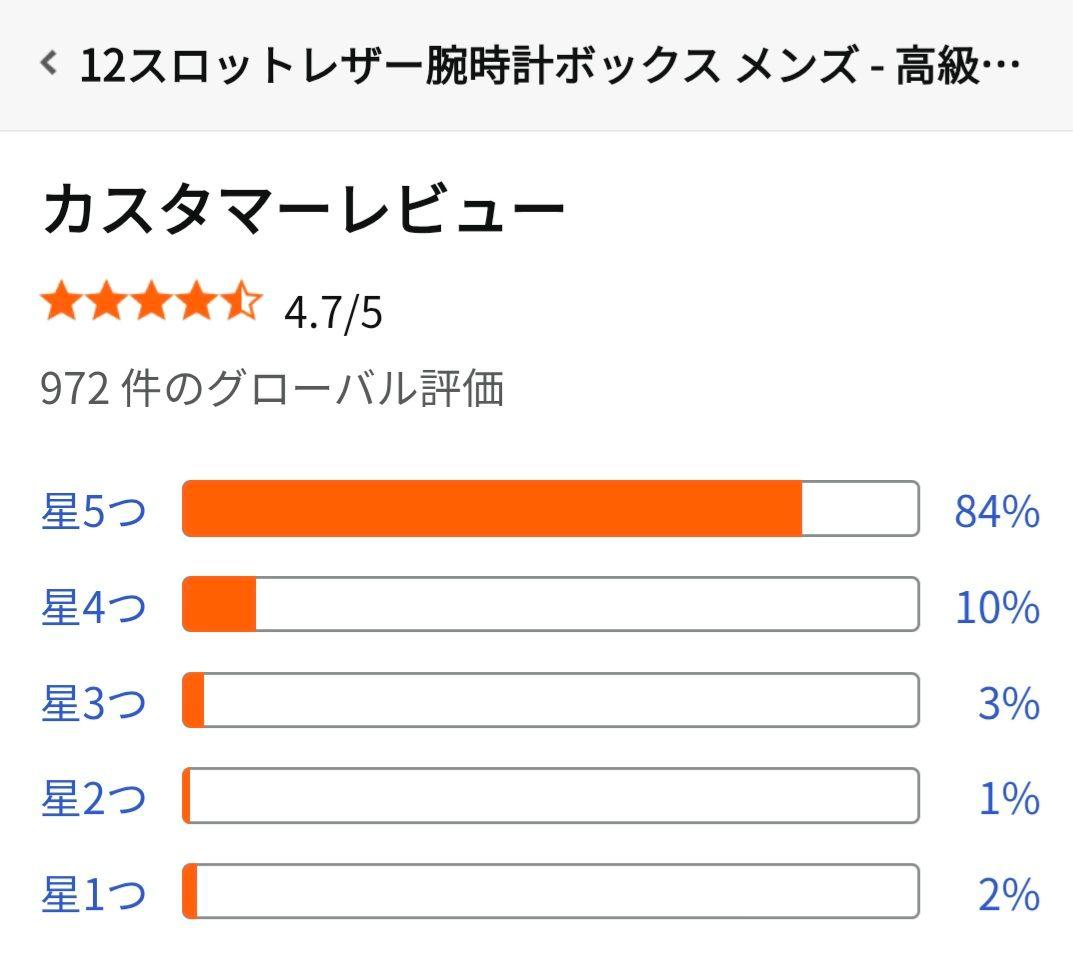 ROTHWELL　腕時計ケース　12スロット　コレクションケース　黒　未使用高級