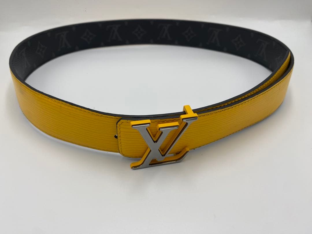ルイヴィトン サンチュール LV イニシャル リバーシブル ベルト モノグラム