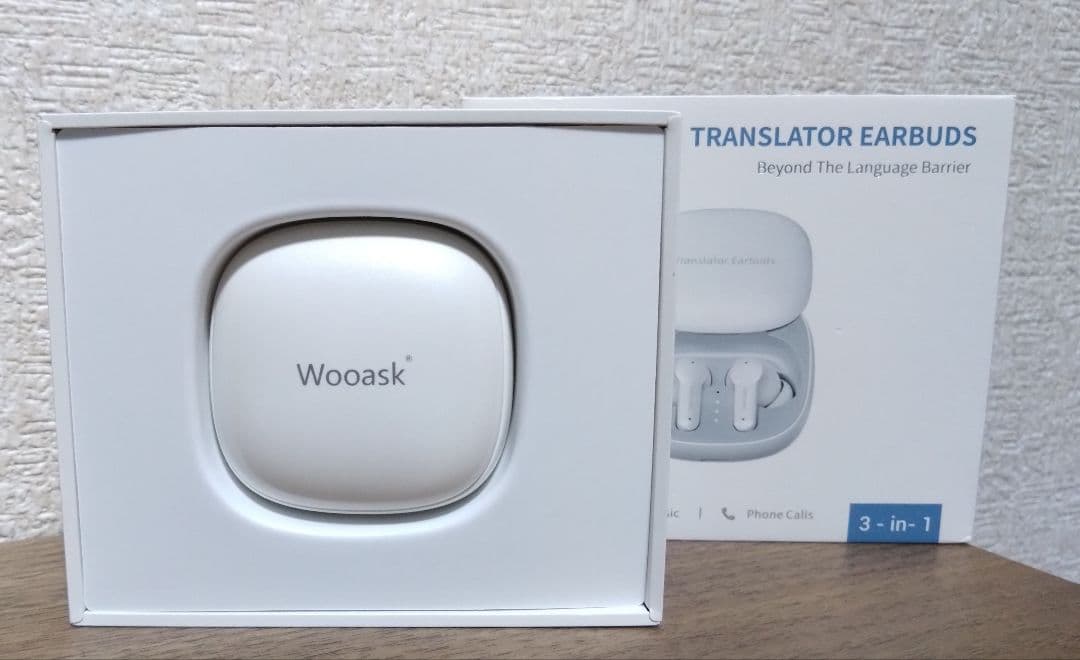 Wooask 翻訳　音楽　通話機能　ワイヤレスイヤホン　M3 美品