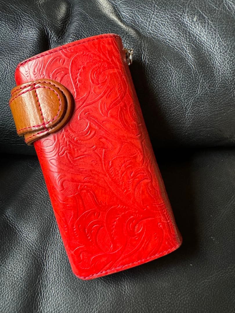 アルズニ　長財布　ペイズリー　ライダース美品　本日の昼迄