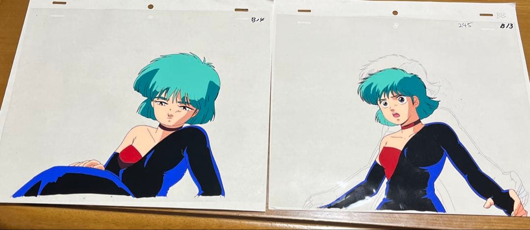 赤い光弾ジリオン エイミ セル画 3枚セット