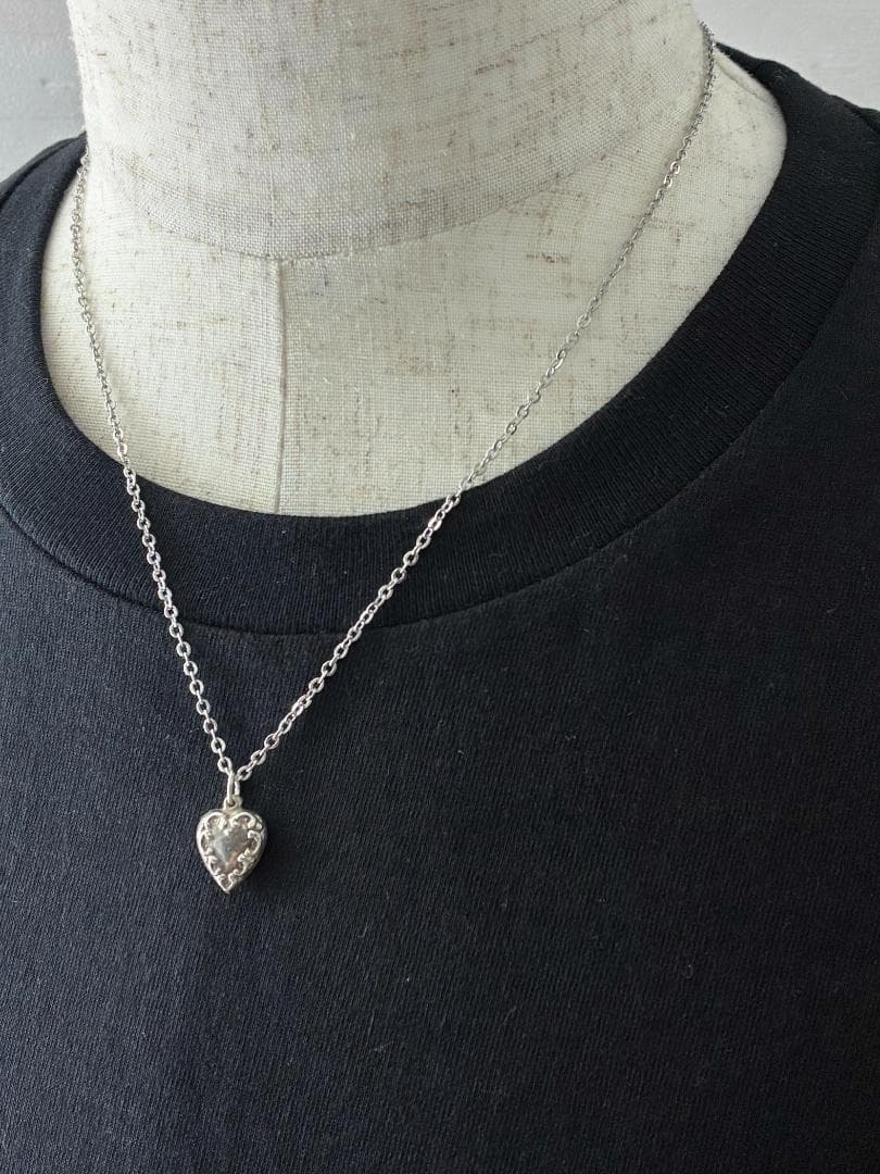 ●45cmチェーン　SWIRL 渦巻き シルバー ヴィンテージ