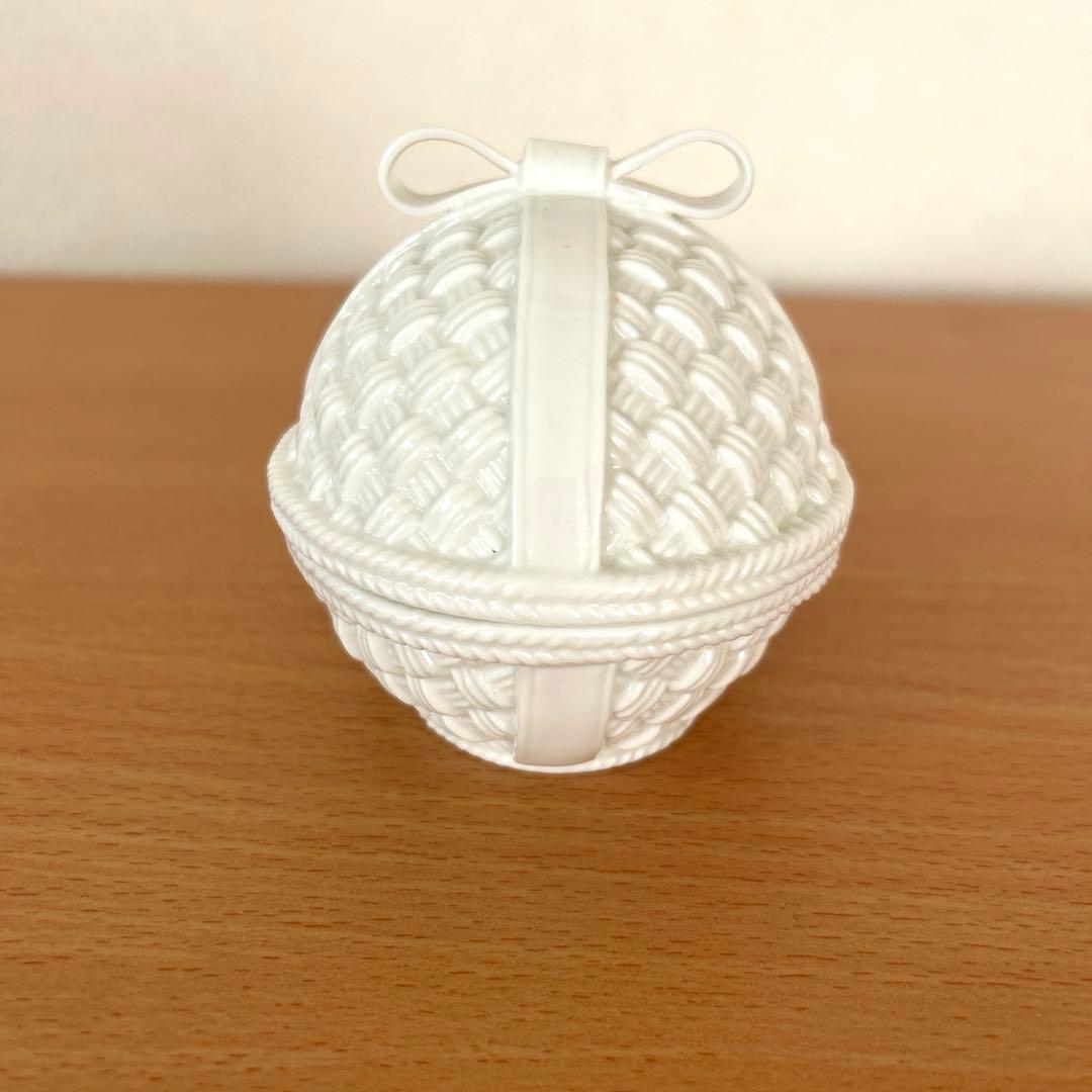 ティファニー 小物入れ　シビルコノリー Tiffany Weave 陶器