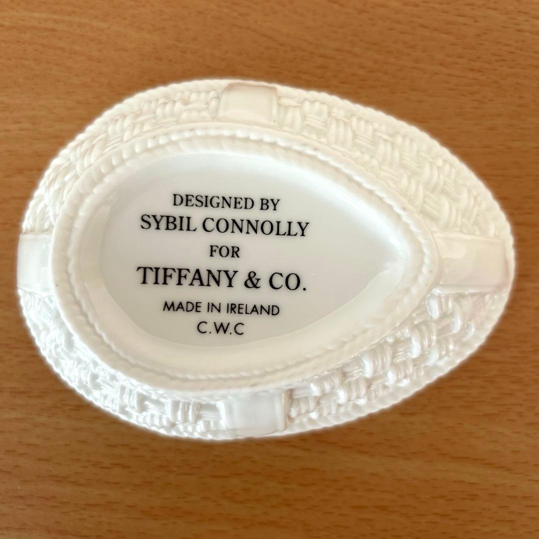 ティファニー 小物入れ　シビルコノリー Tiffany Weave 陶器