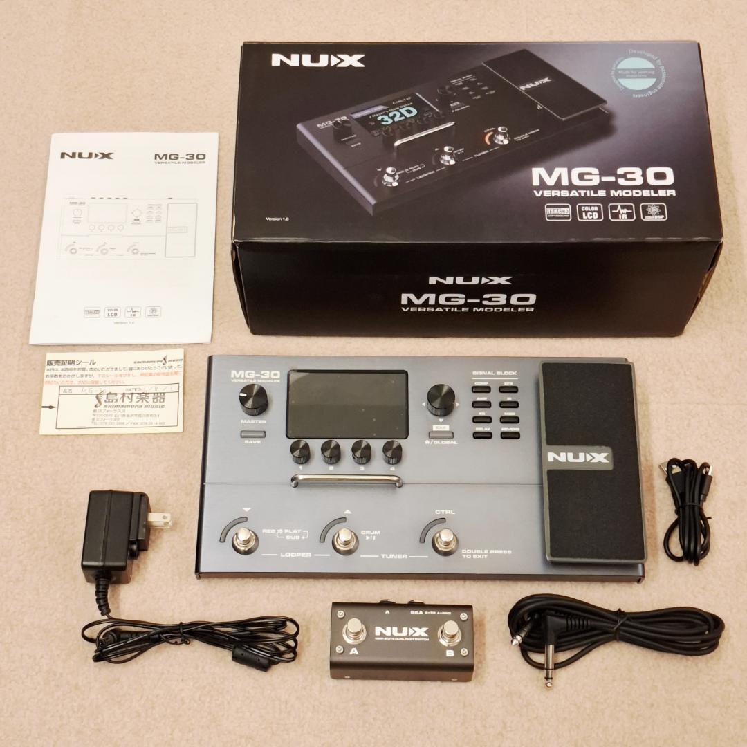 NUX MG-30 マルチエフェクター 多機能モデラー