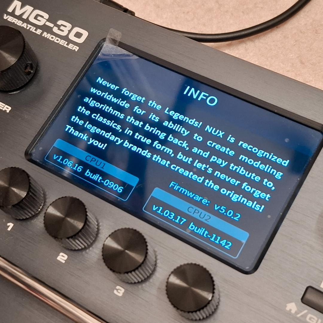 NUX MG-30 マルチエフェクター 多機能モデラー