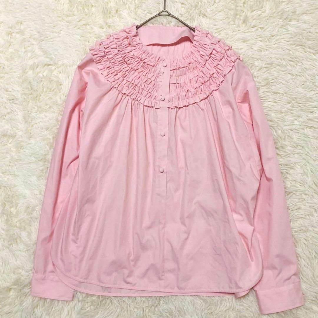 【新品】ロージーモンスター　ミニフリルブラウス　ピンク