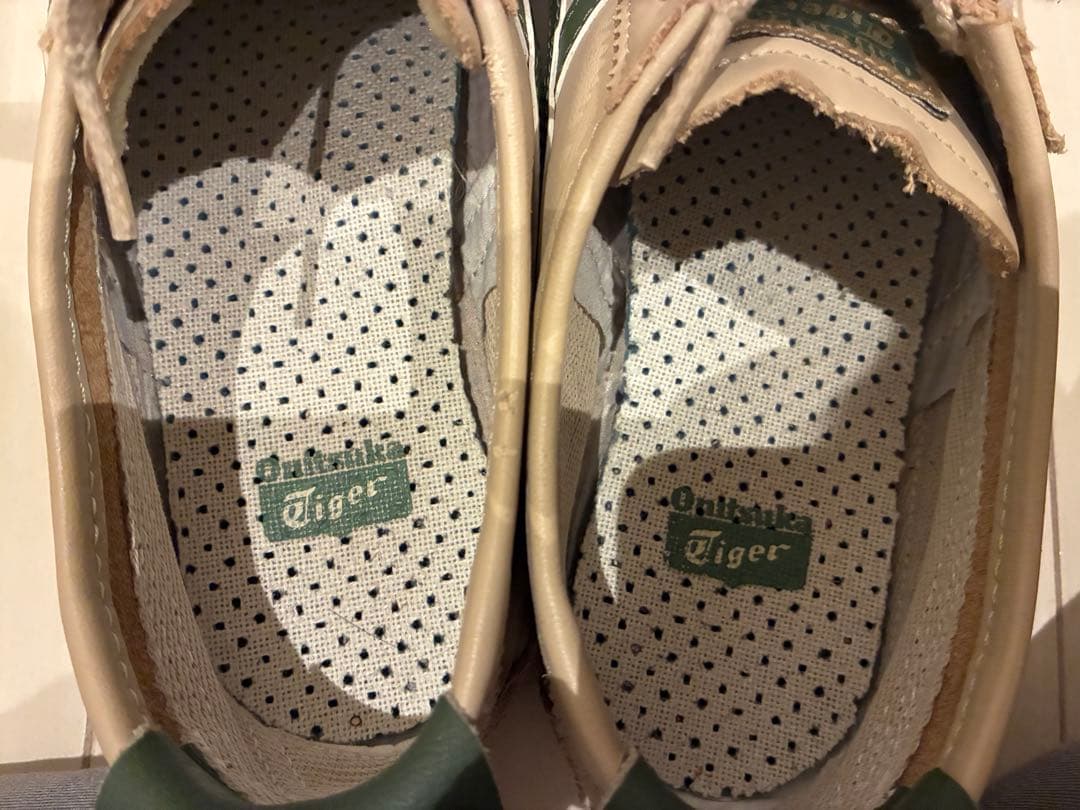 オニツカタイガー Mexico66 ベージュ グリーン 26.0