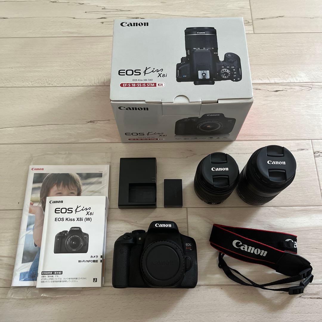 【本日限定価格】Canon EOS Kiss X8i ダブルズームキット