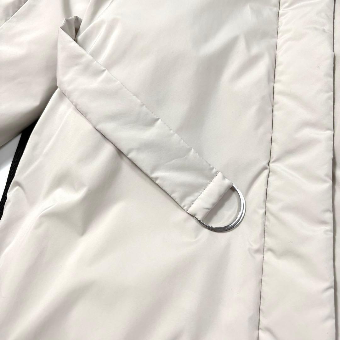 ICB ADSダウンステンカラーコート ベルト付き 軽量 オンワード樫山