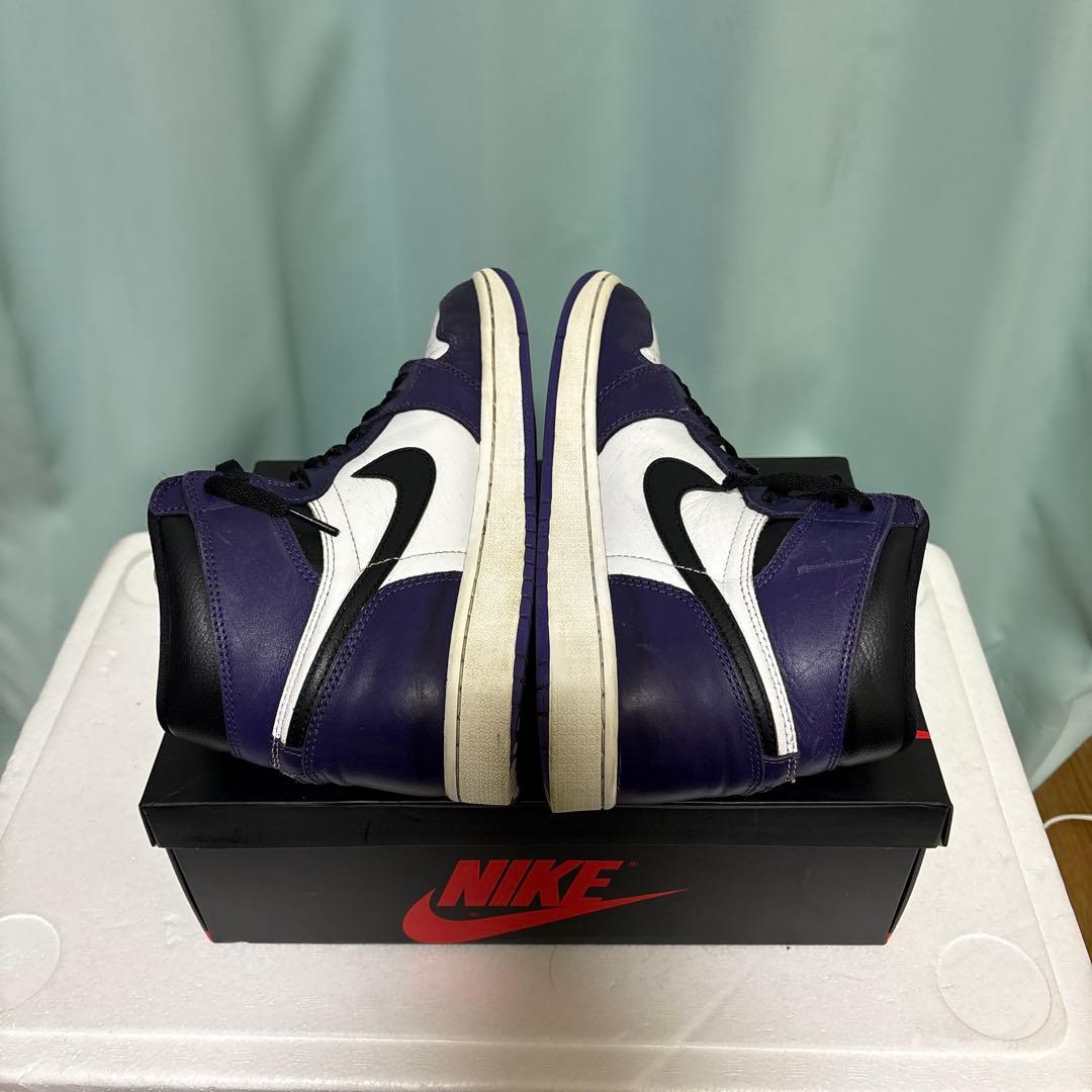 引退品 Air Jordan 1 High OG コートパープル 27