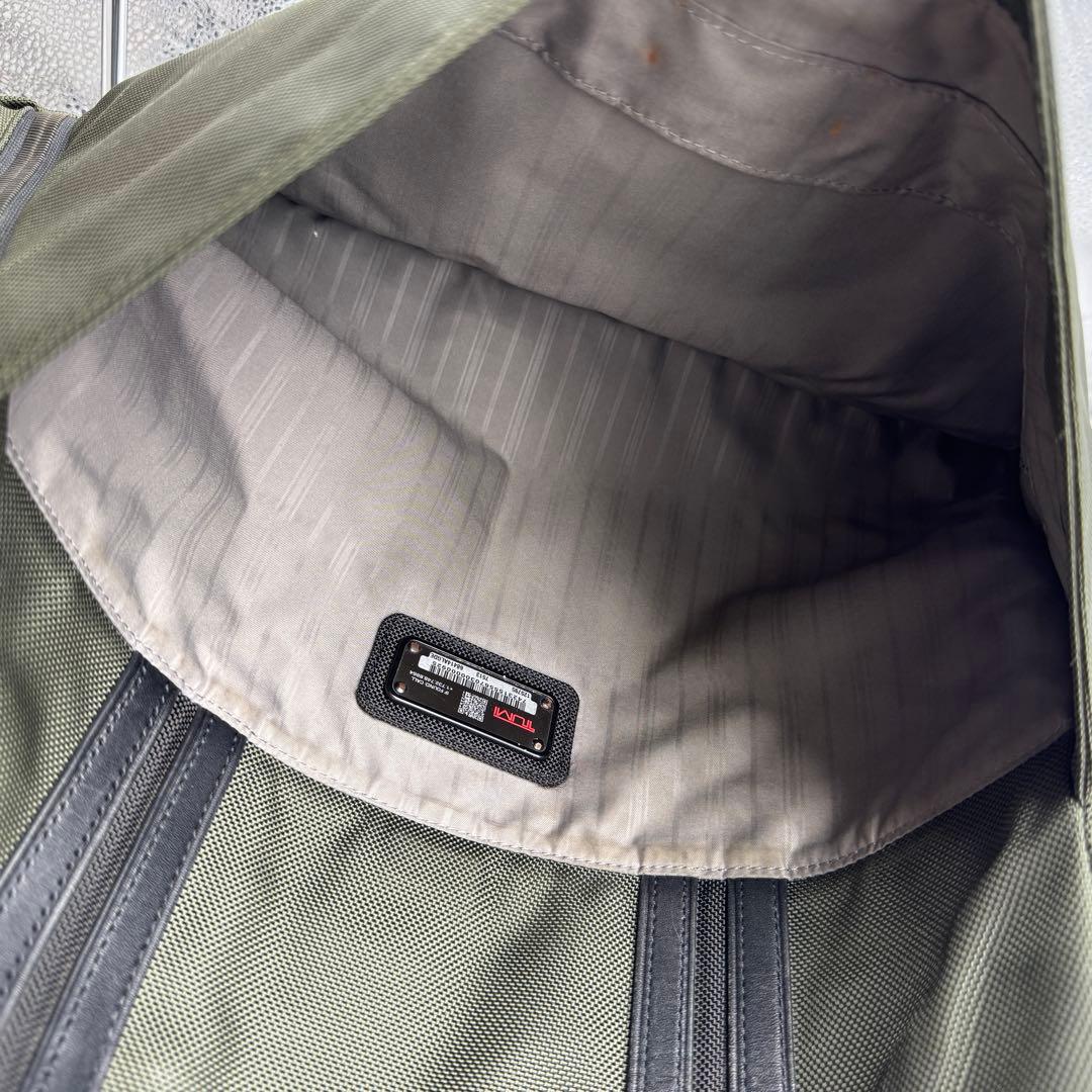 【良品】TUMI 日本限定 トートバッグ JARVIS カーキ 肩掛け トゥミ