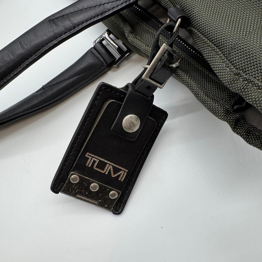 【良品】TUMI 日本限定 トートバッグ JARVIS カーキ 肩掛け トゥミ